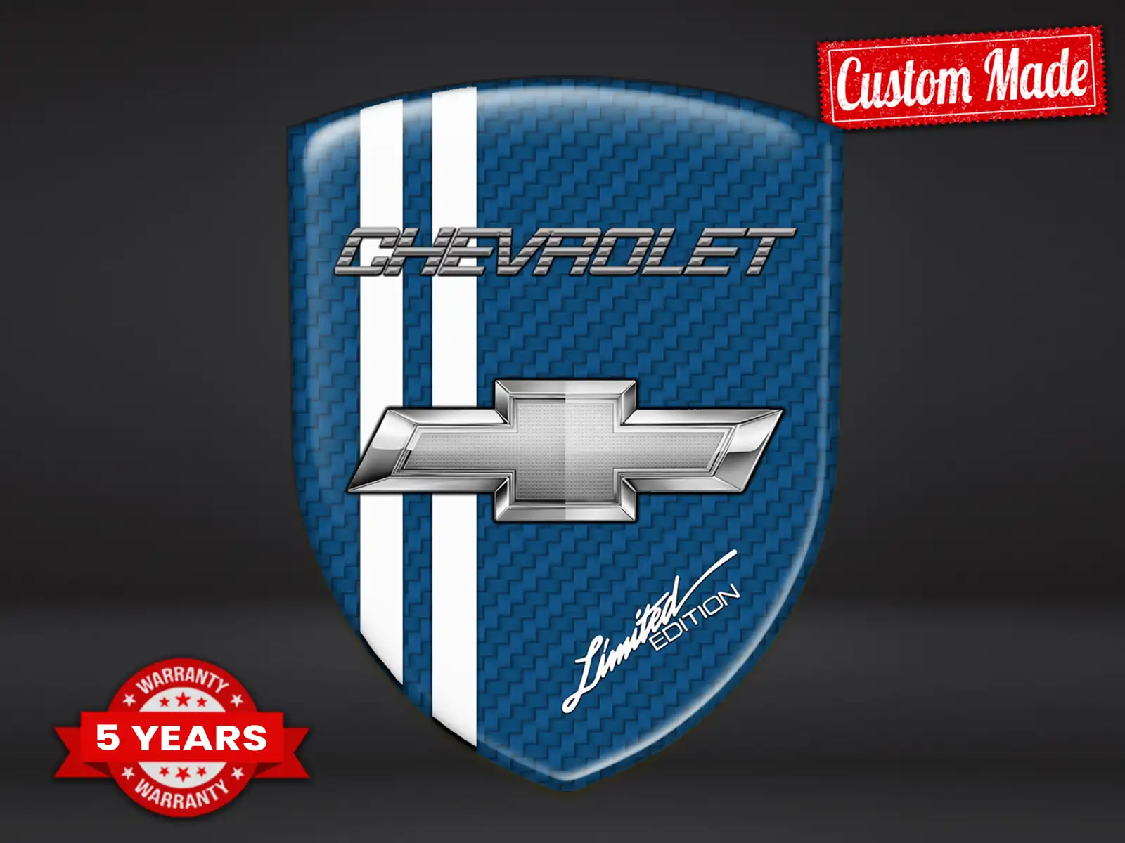 Chevrolet Vinyle Auto Sur Mesure Limité Étoile Minimal